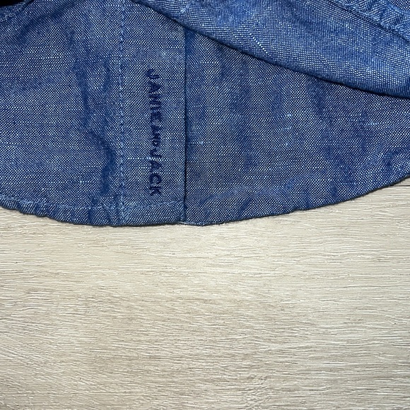 Janie and Jack 100% linen long sleeve shirt - Picture 3 of 3